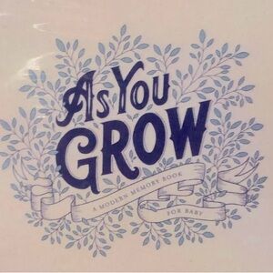As You Grow Modern Memory Book - Blue
Ring Binder. Sealed. New.